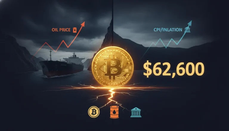 Oil Shock and CPI Data: Why Bitcoin Stalls at $62,600